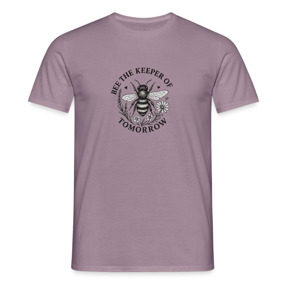 Unisex  T-Shirt "Bee the Keeper of Tomorrow" - Lilagrau 