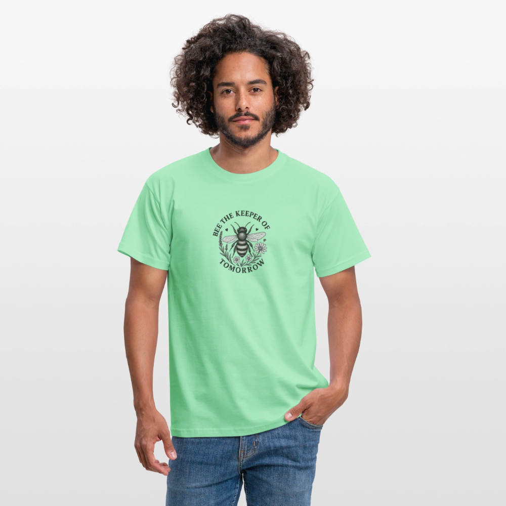 Unisex  T-Shirt "Bee the Keeper of Tomorrow" - Mintgrün