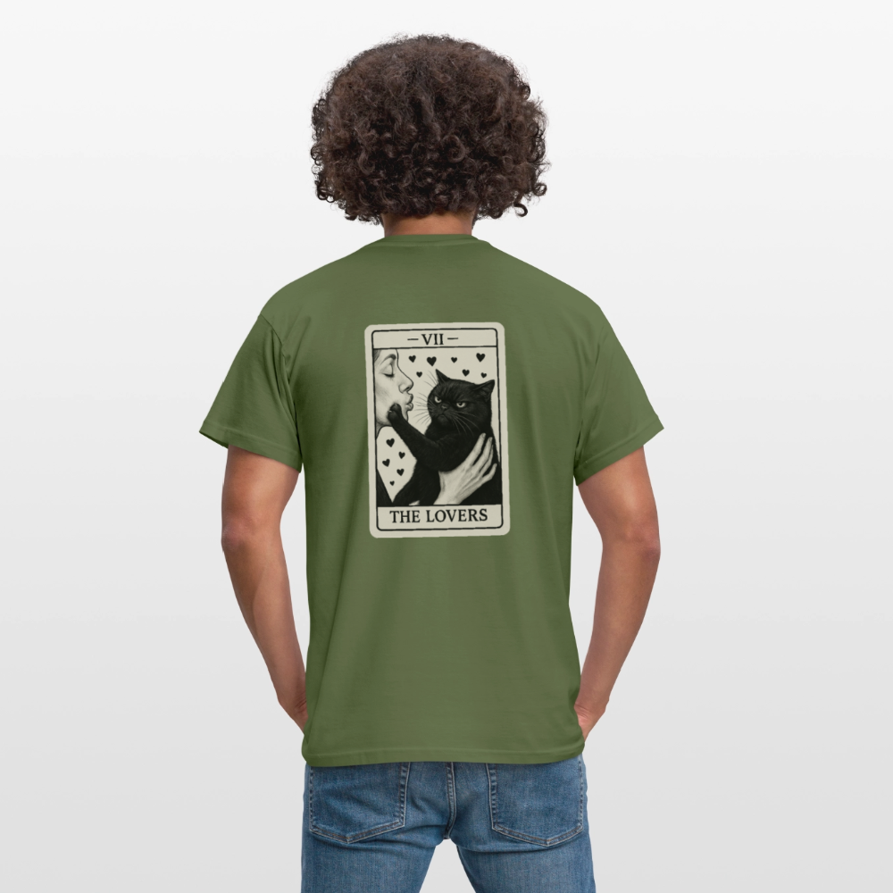 Unisex T-Shirt "Cattitude" - Militärgrün