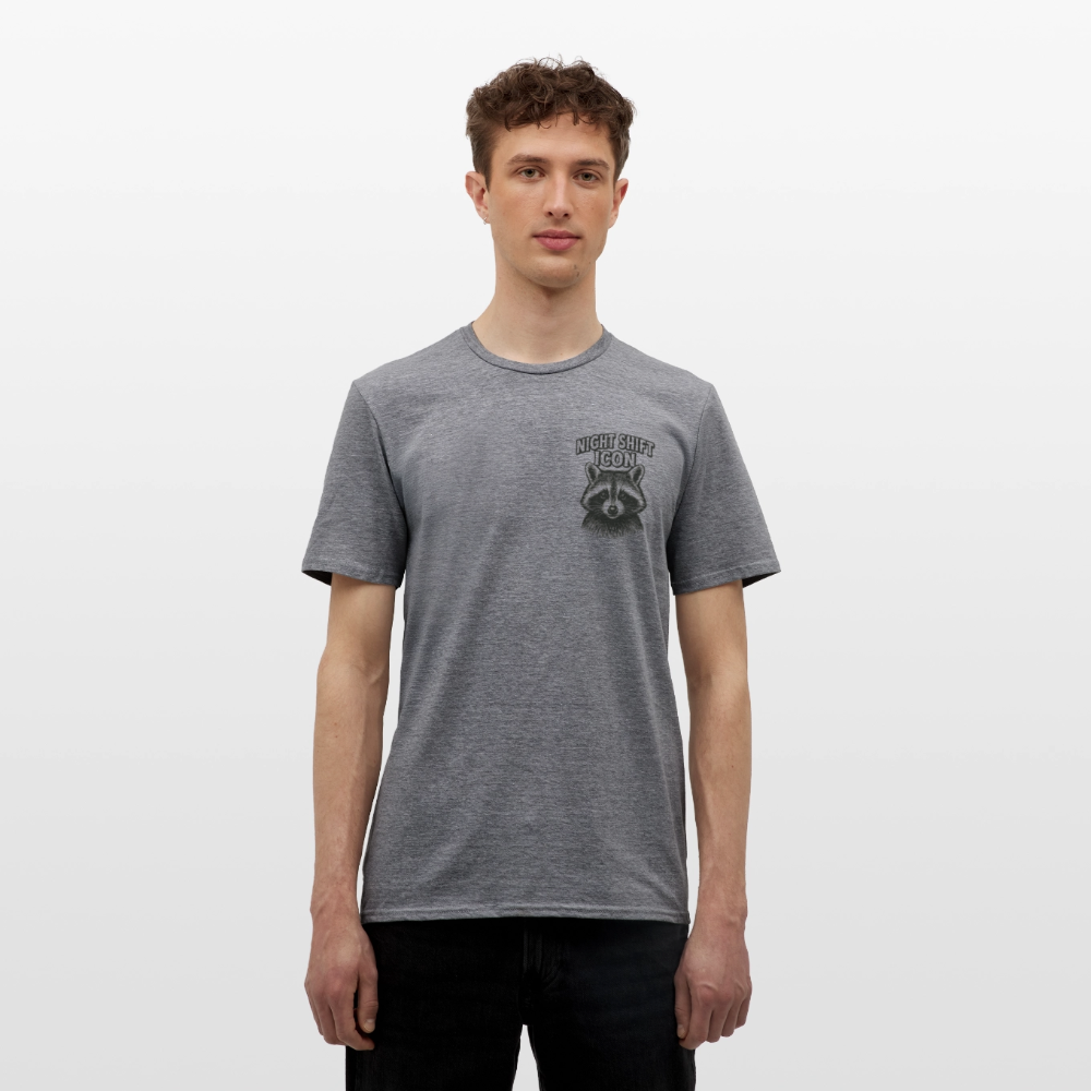 Herren T-Shirt "Night Shift Icon" - Graphit meliert