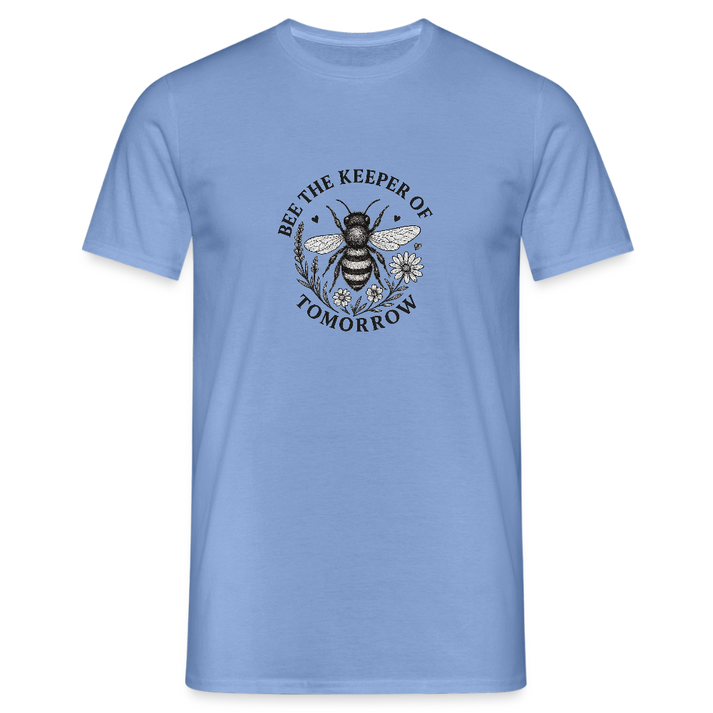 Unisex  T-Shirt "Bee the Keeper of Tomorrow" - carolina blue