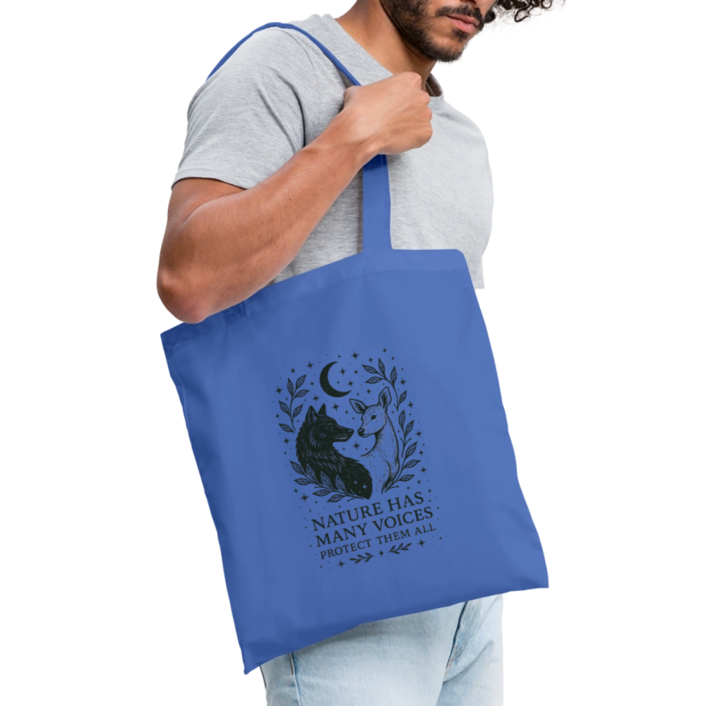 Stoffbeutel „Voices“ - Hellblau