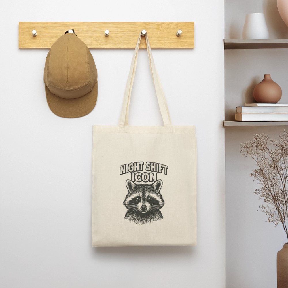 Stoffbeutel "Night Shift Icon" - Natur