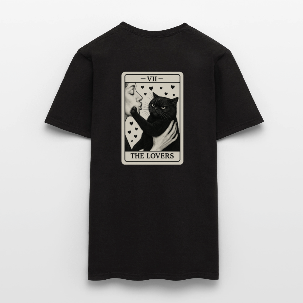 Unisex T-Shirt "Cattitude" - Schwarz