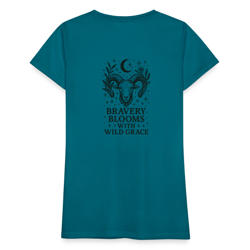 Damen Slim Fit T-Shirt „Aries“ - Divablau