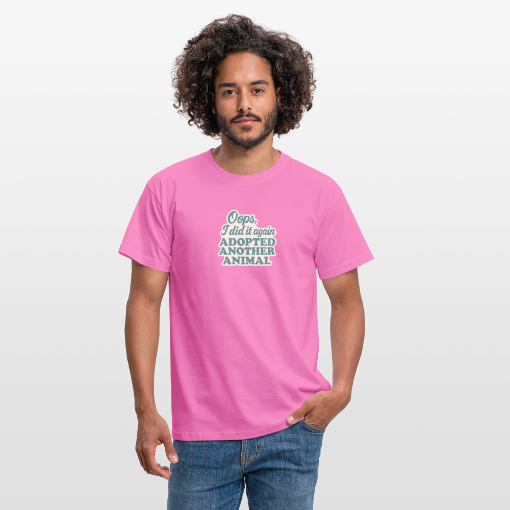 Unisex Fit T-Shirt "Oops" - Pink