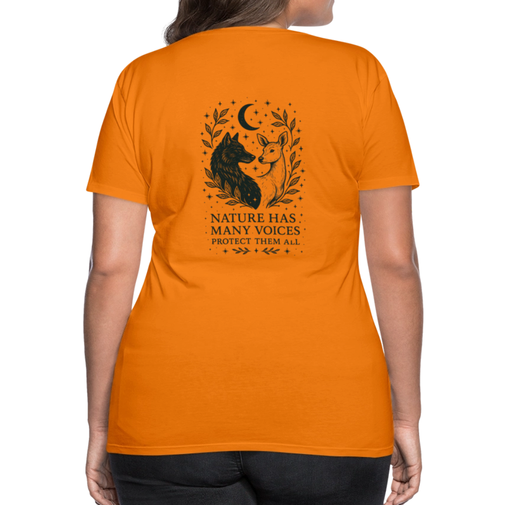 Damen Slim Fit T-Shirt "Gemini" - Orange