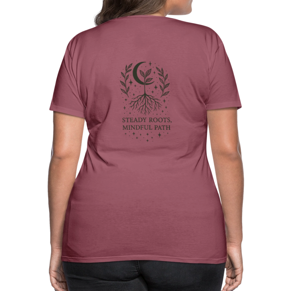 Damen Slim Fit T-Shirt "Virgo" - Malve