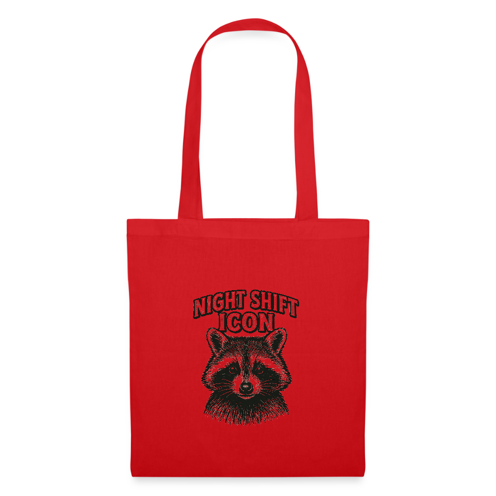 Stoffbeutel "Night Shift Icon" - Rot