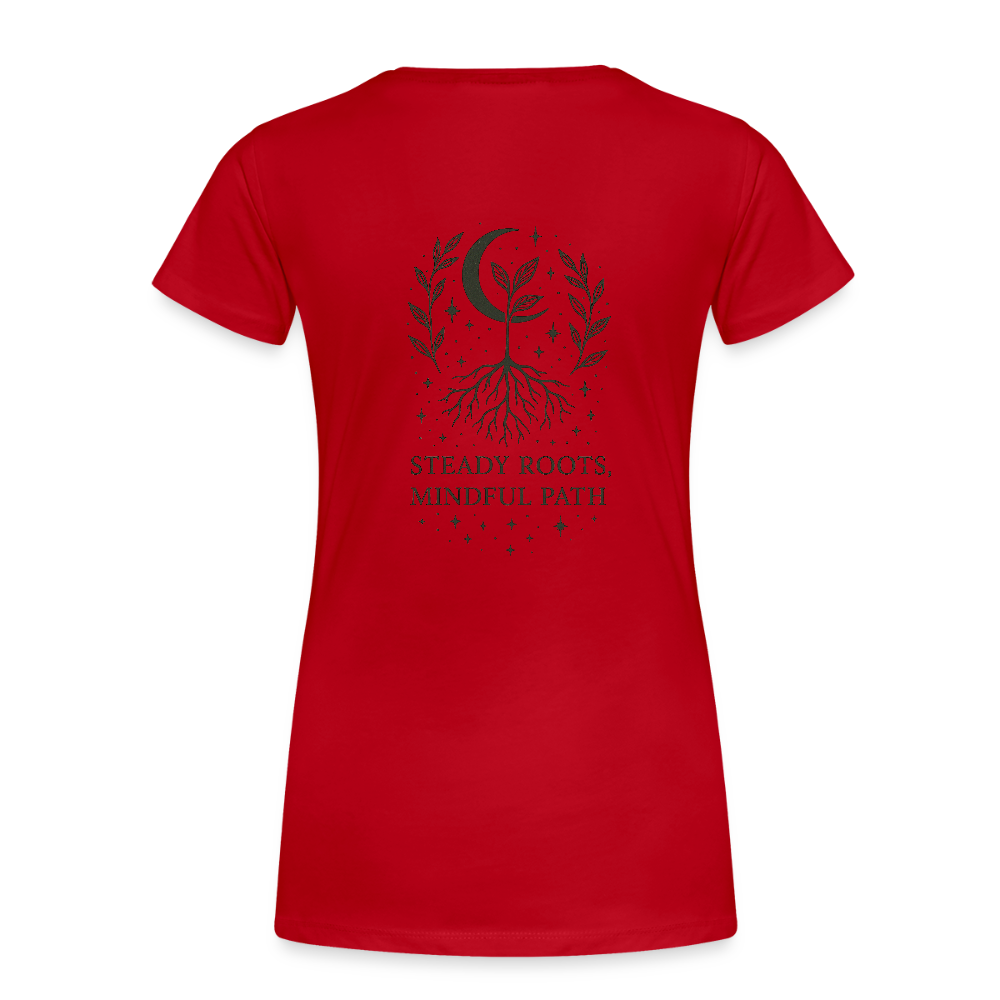 Damen Slim Fit T-Shirt "Virgo" - Rot