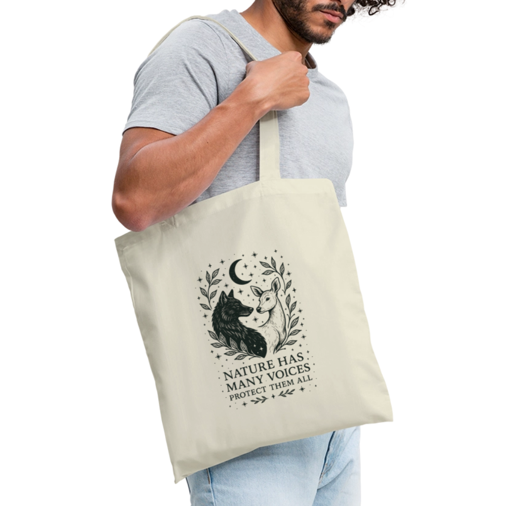 Stoffbeutel „Voices“ - Natur