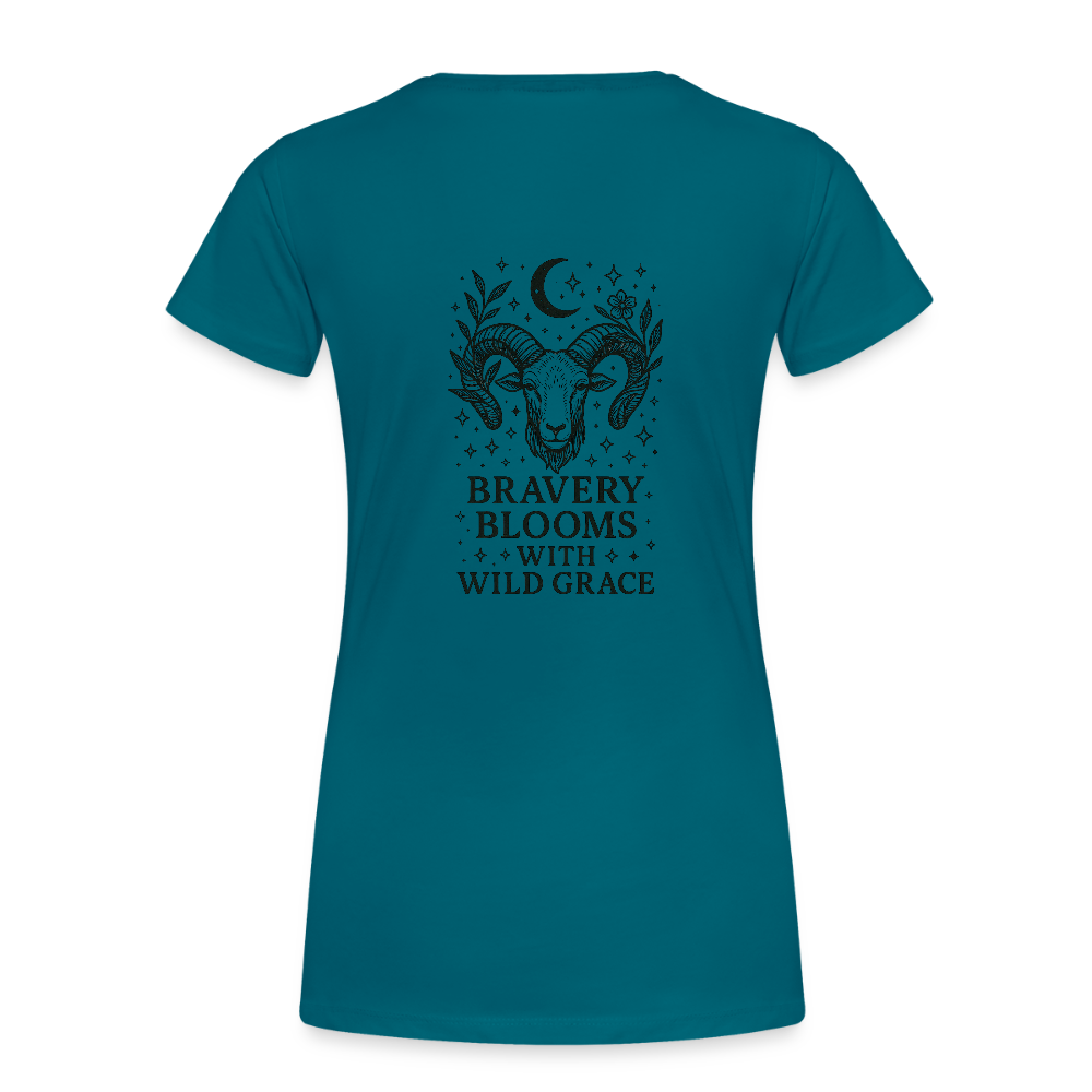 Damen Slim Fit T-Shirt „Aries“ - Divablau