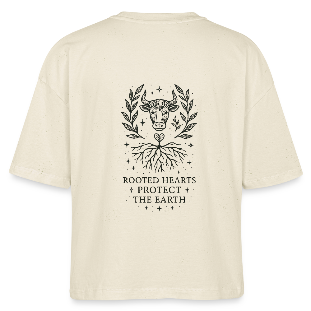 Damen Bio-T-Shirt Nova "Taurus" - Weißgrau