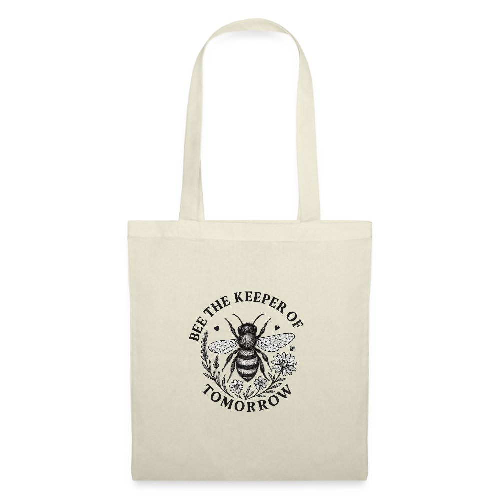 Stoffbeutel "Bee the Keeper of Tomorrow" - Natur