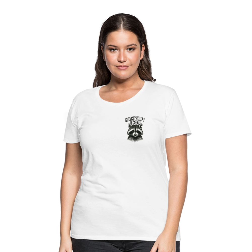 Damen T-Shirt "Night Shift Icon" - Weiß