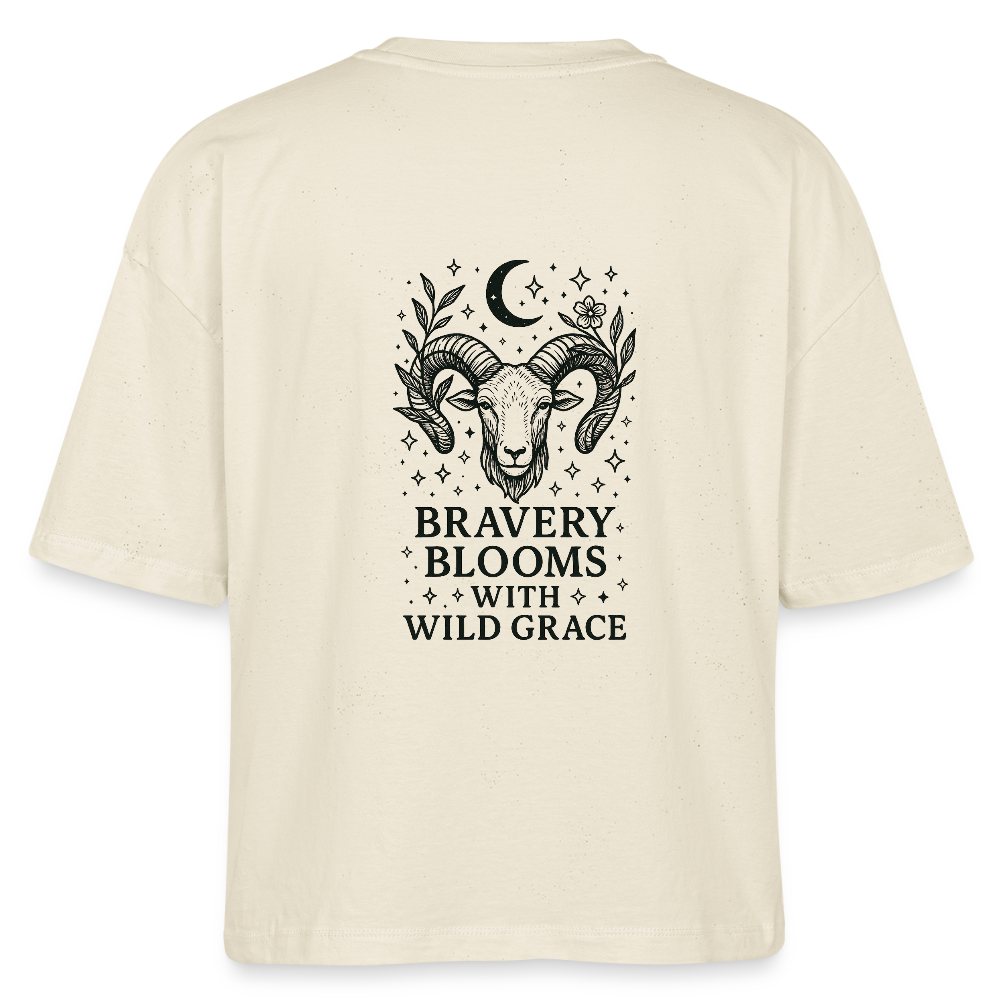 Damen Bio-T-Shirt Nova "Aries" - Weißgrau