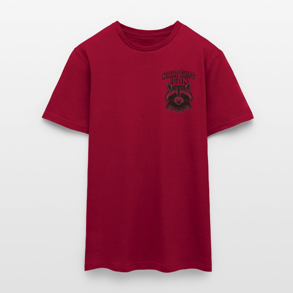 Herren T-Shirt "Night Shift Icon" - Ziegelrot