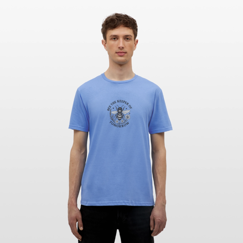 Unisex  T-Shirt "Bee the Keeper of Tomorrow" - carolina blue