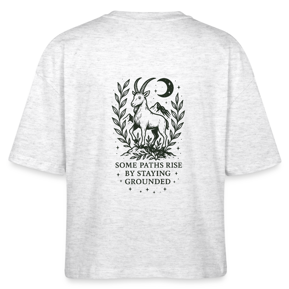 Damen Bio-T-Shirt Nova "Capricorn" - Weiß meliert