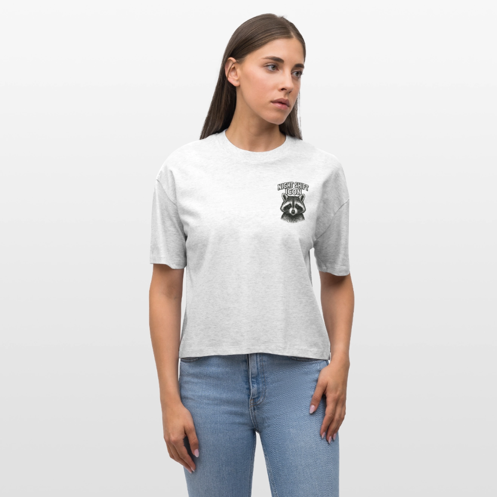 Damen Bio-T-Shirt Nova „Icon“ - Weiß meliert