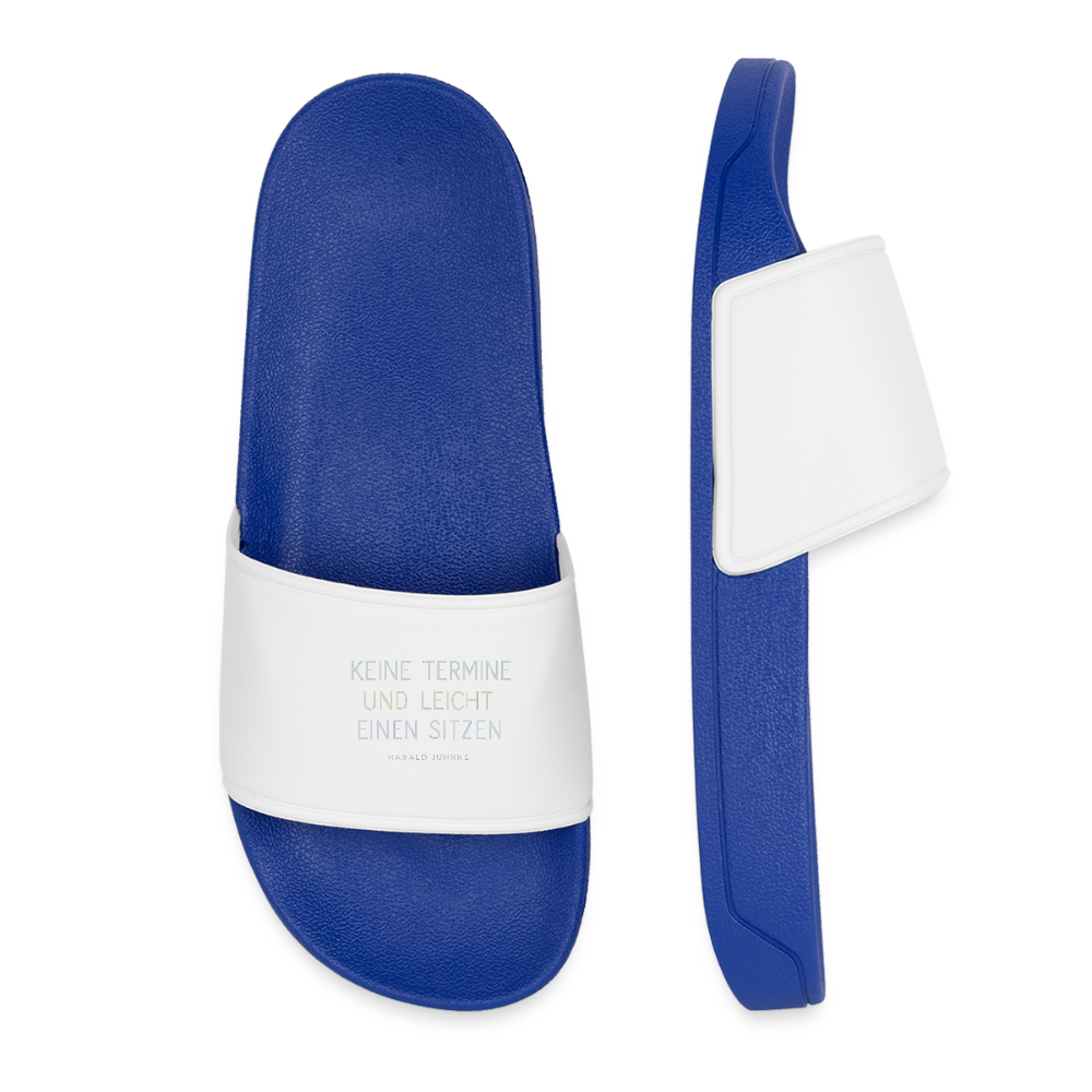Frauen Badelatschen „Keine Termine“ - Königsblau