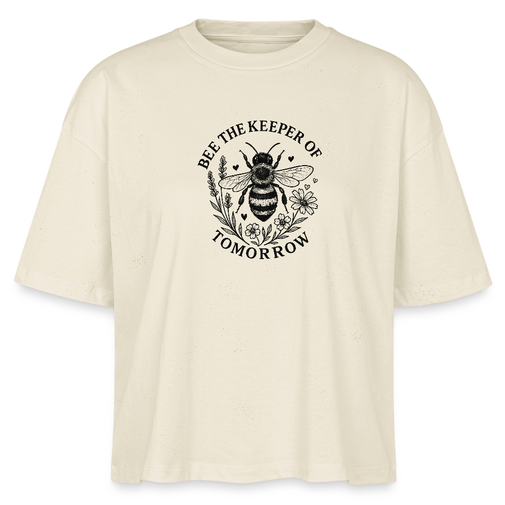 Bio-T-Shirt Nova „Bee“ - Weißgrau