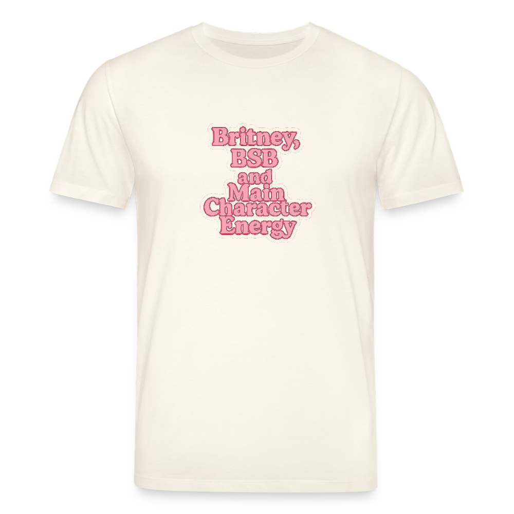 Unisex Bio-T-Shirt - „Main Character Energy“ - Naturweiß 