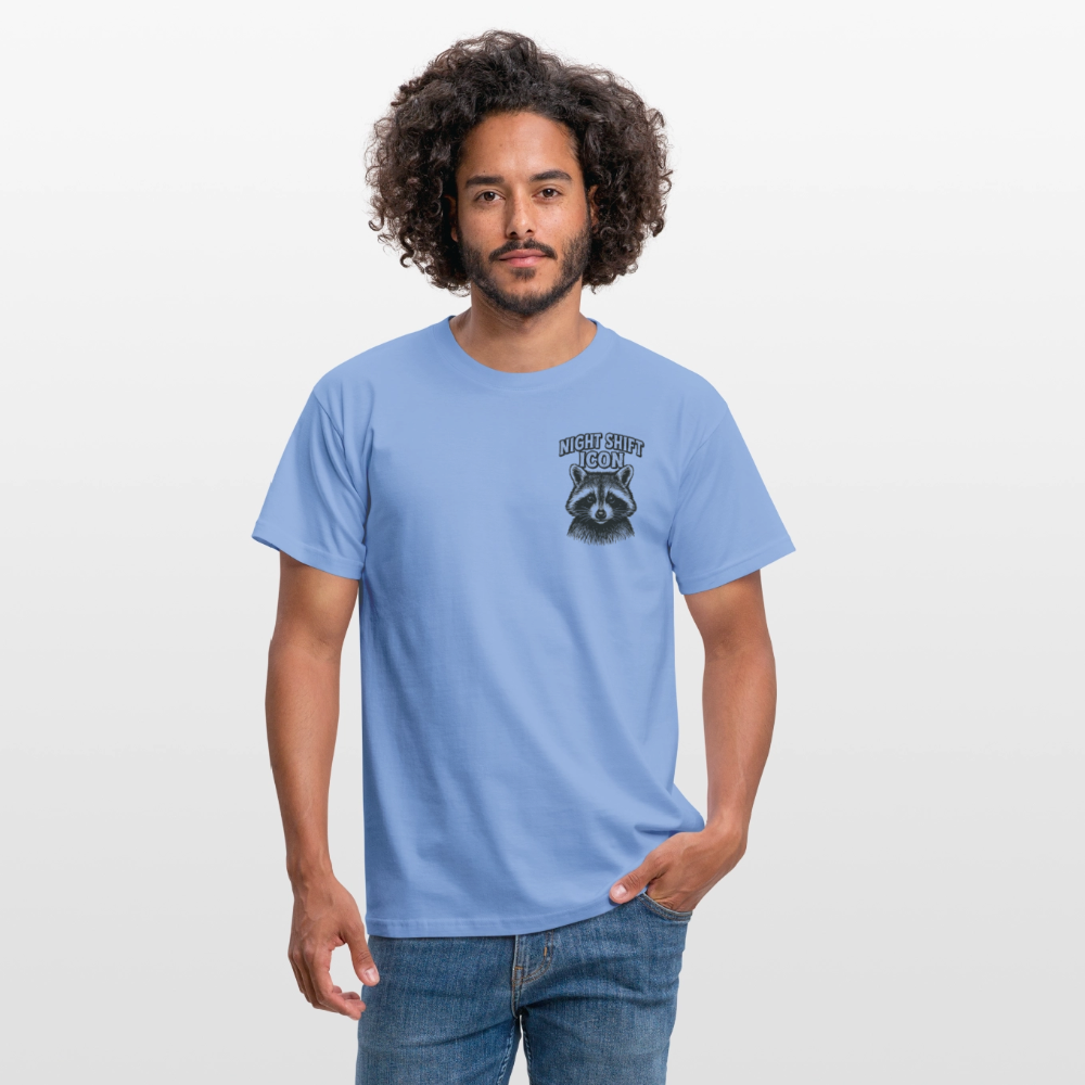 Herren T-Shirt "Night Shift Icon" - carolina blue