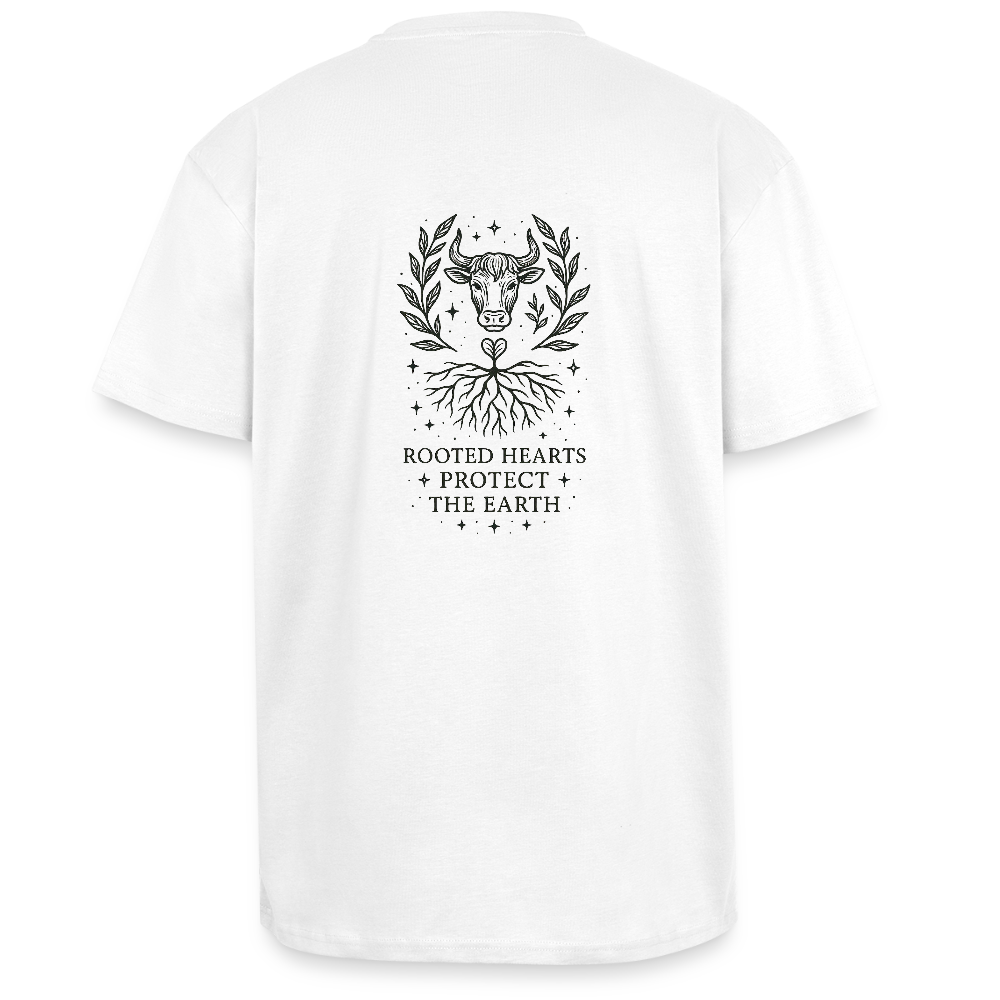 Unisex Oversize T-Shirt "Taurus" - Weiß