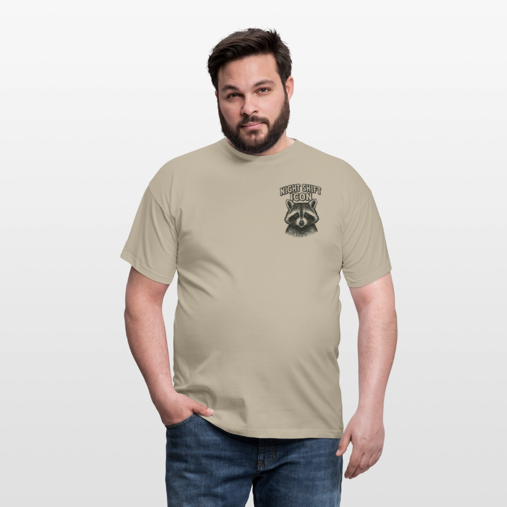 Herren T-Shirt "Night Shift Icon" - Sandbeige