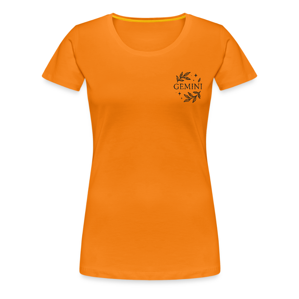 Damen Slim Fit T-Shirt "Gemini" - Orange