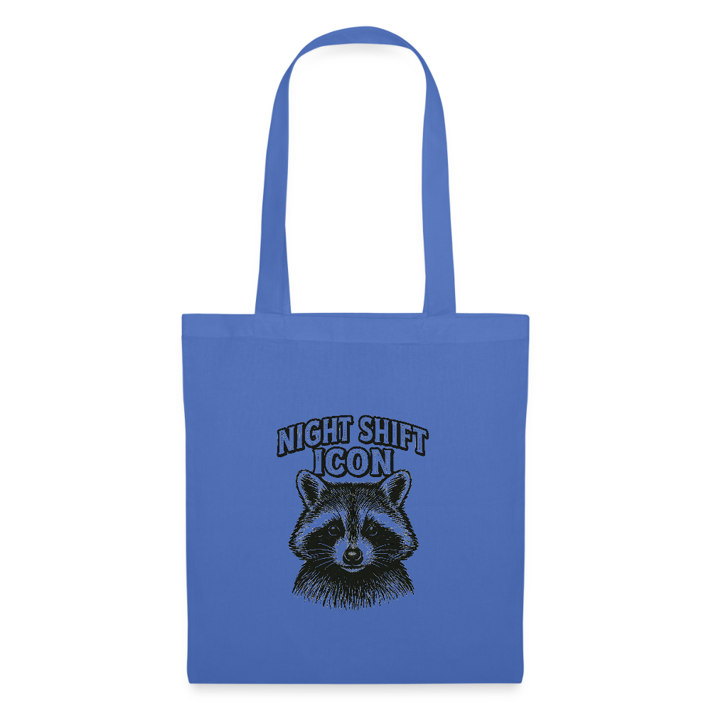 Stoffbeutel "Night Shift Icon" - Hellblau