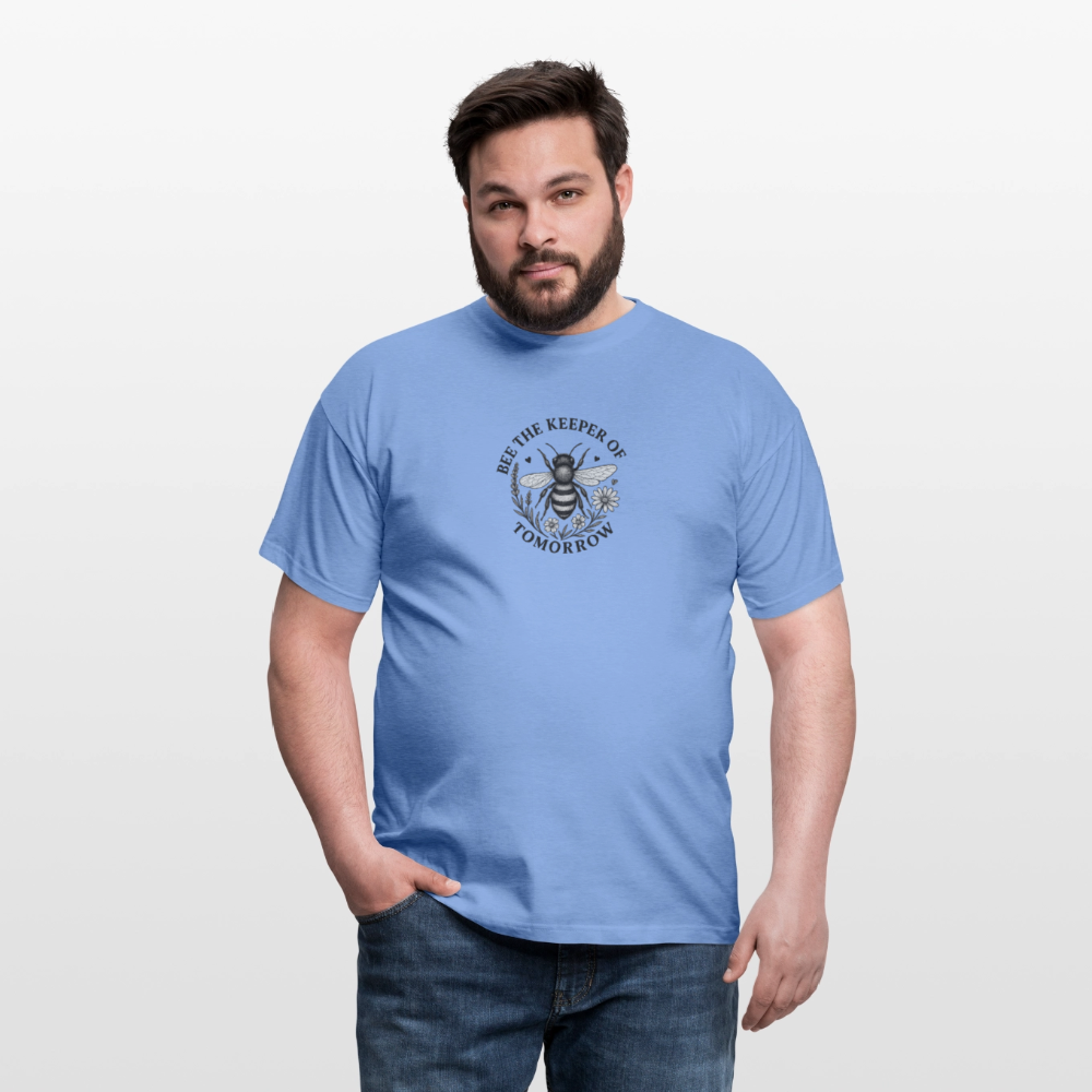 Unisex  T-Shirt "Bee the Keeper of Tomorrow" - carolina blue