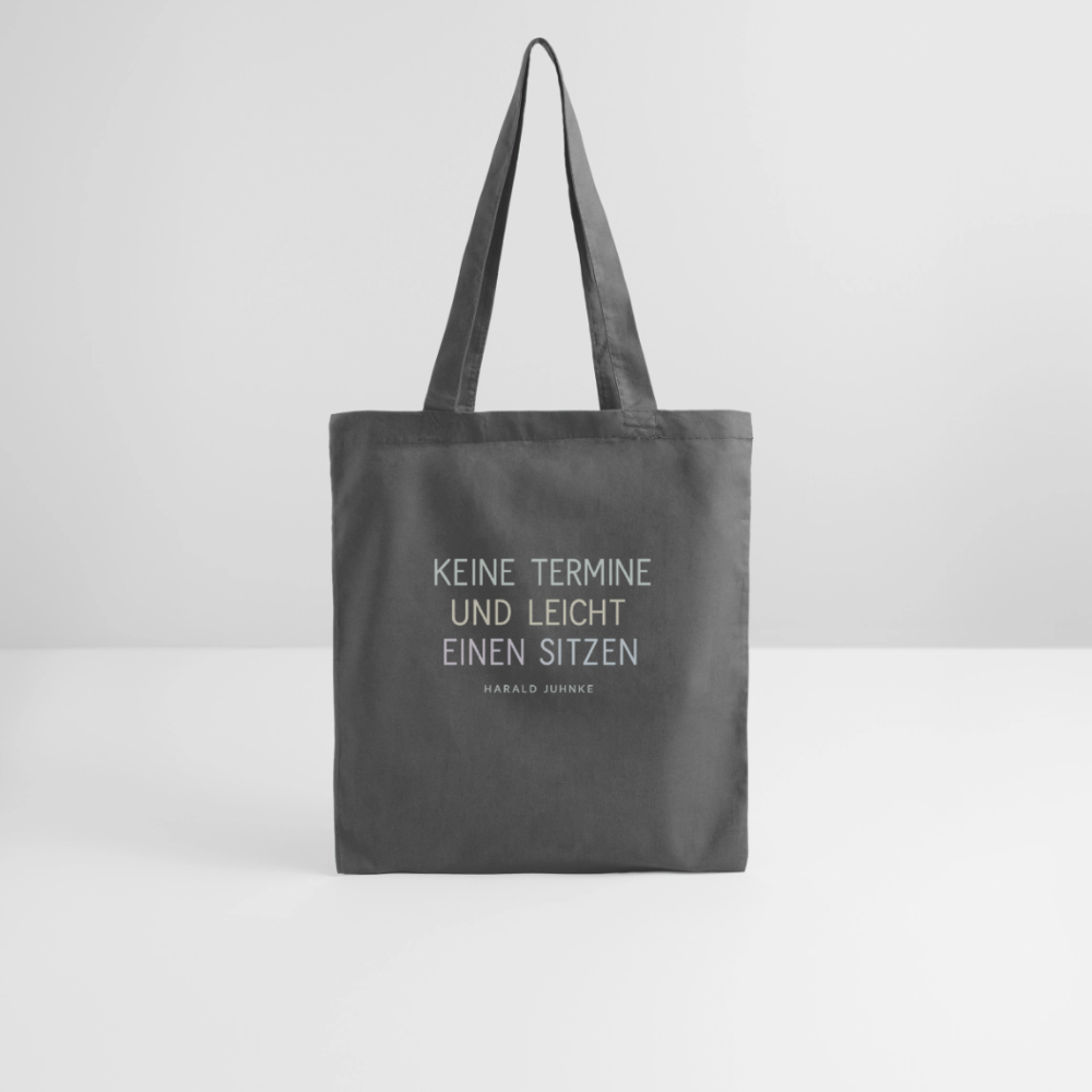 Stoffbeutel „Keine Termine“ - Graphite