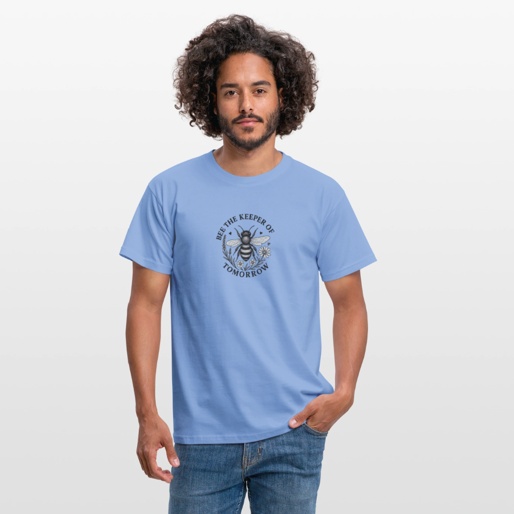 Unisex  T-Shirt "Bee the Keeper of Tomorrow" - carolina blue