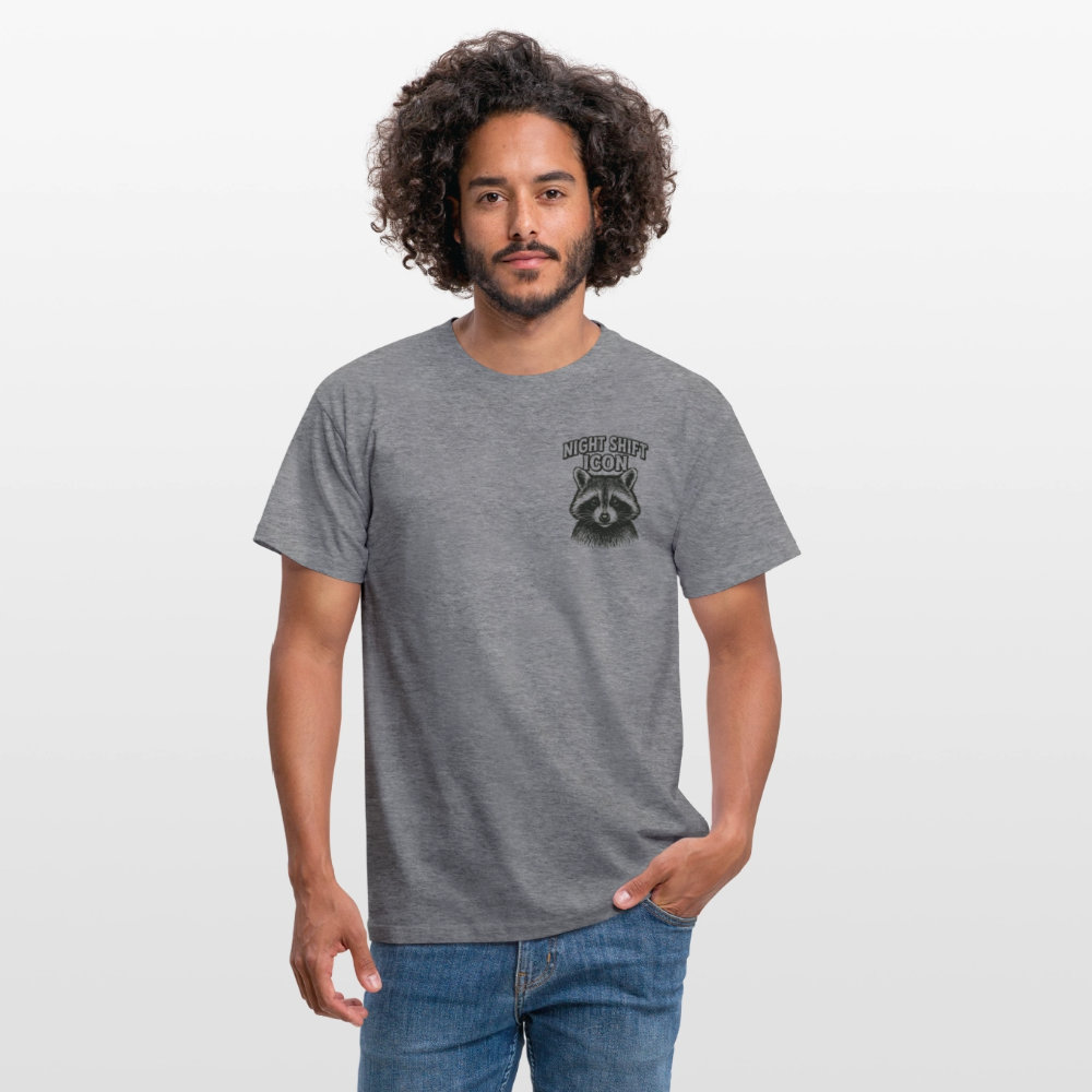 Herren T-Shirt "Night Shift Icon" - Graphit meliert