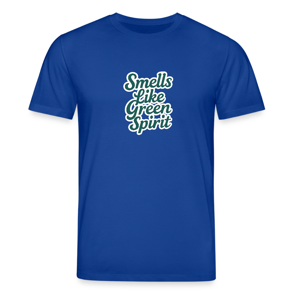 Unisex Bio-T-Shirt „Smells like green spirit“ - Dunkelblau