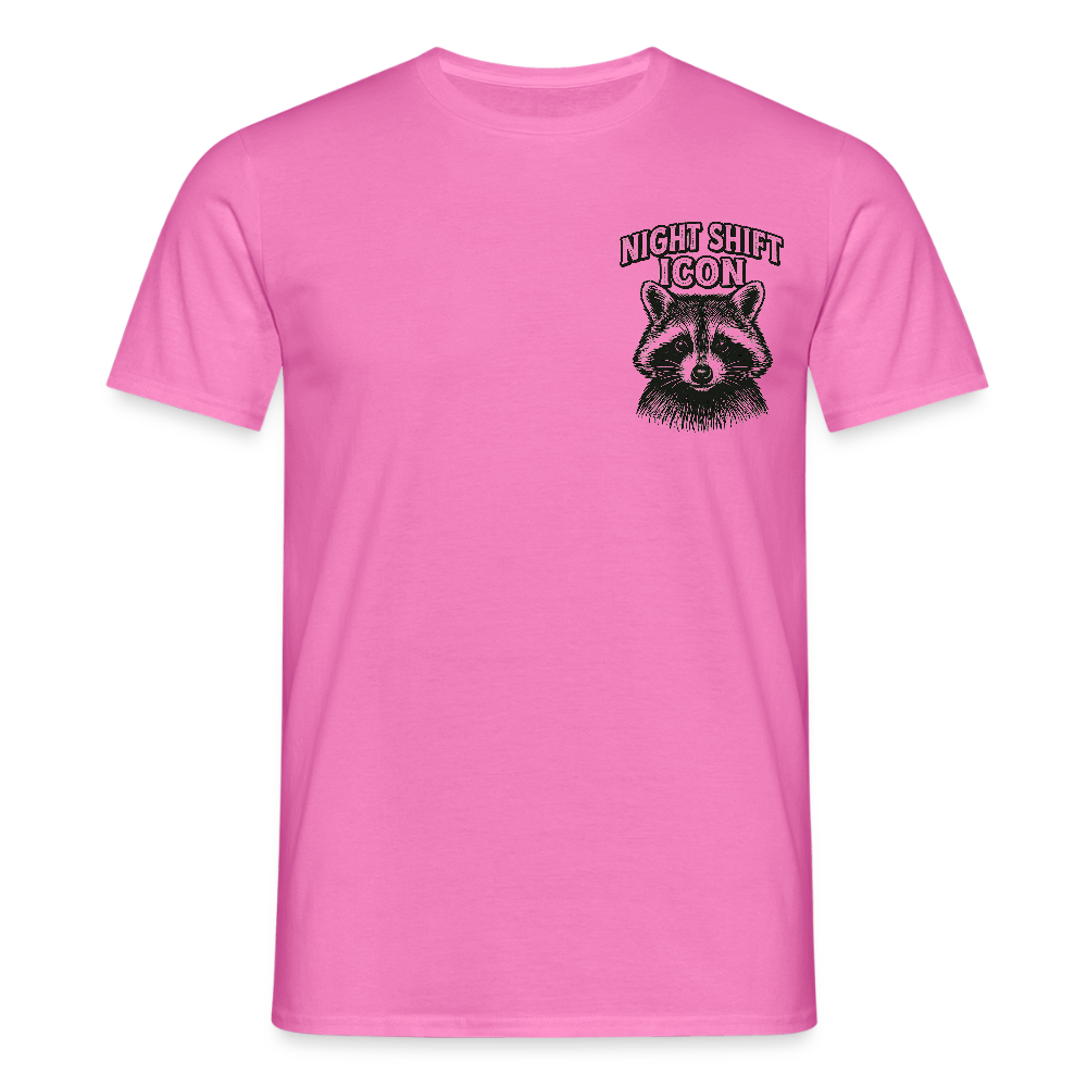 Herren T-Shirt "Night Shift Icon" - Pink