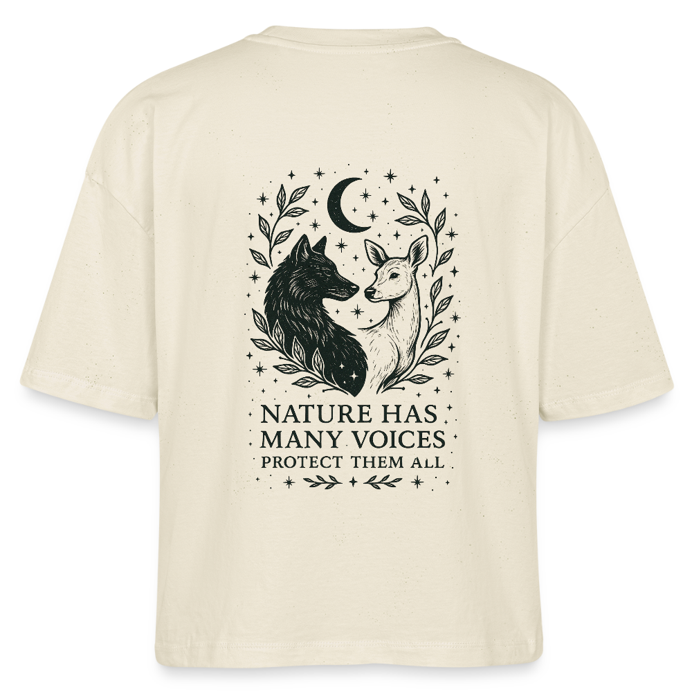 Damen Bio-T-Shirt Nova "Gemini" - Weißgrau