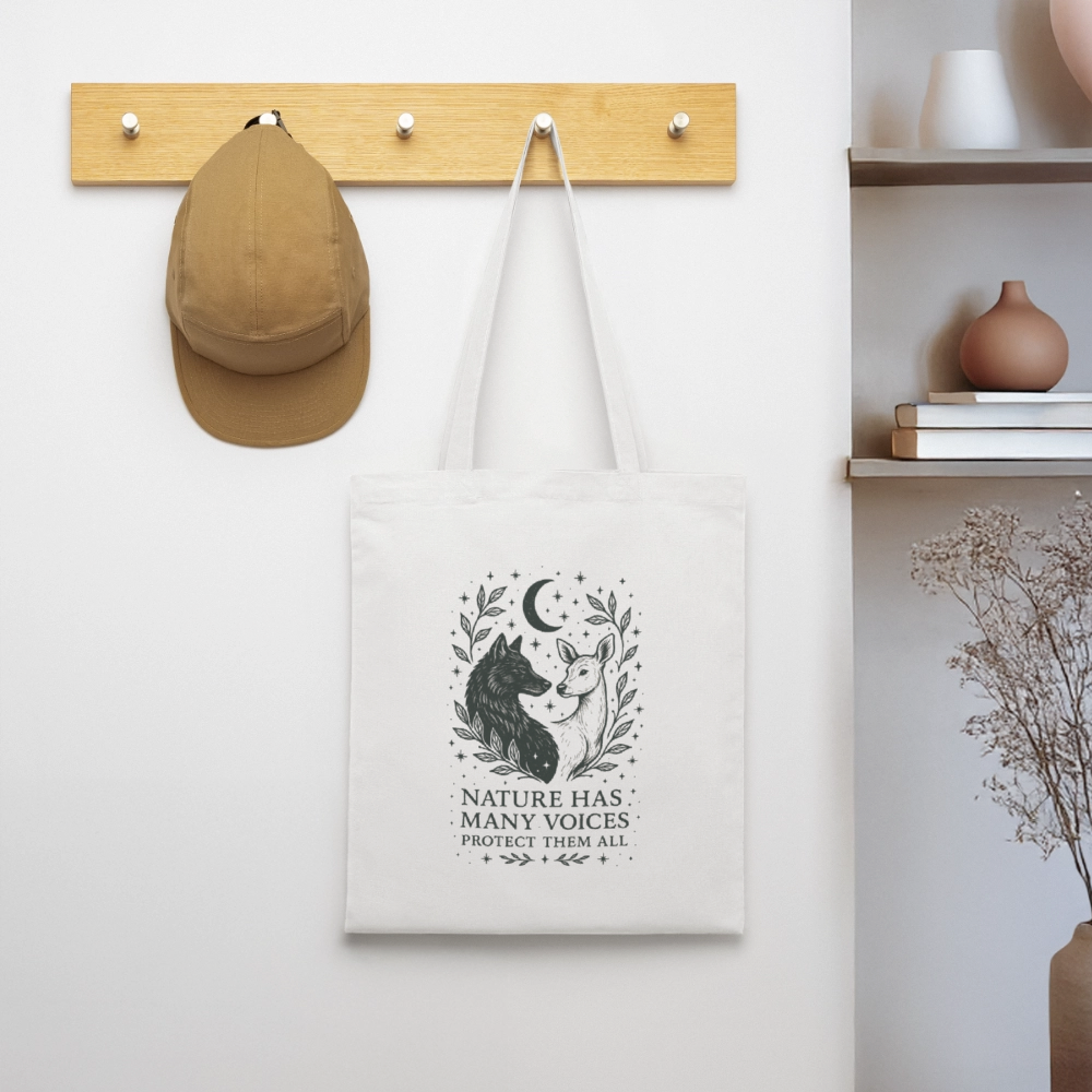 Stoffbeutel „Voices“ - Weiß