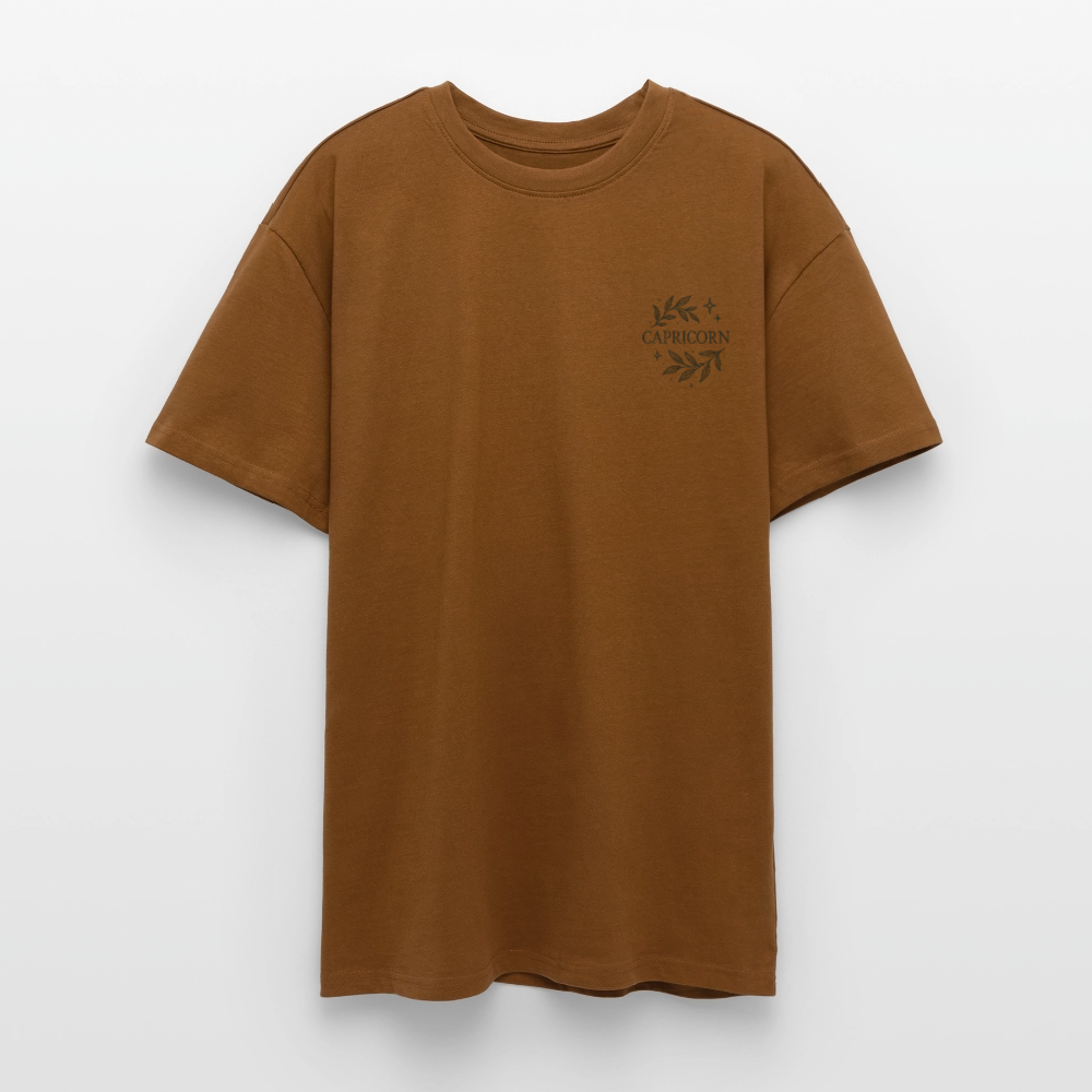 Unisex Oversize T-Shirt "Capricorn" - Toffee
