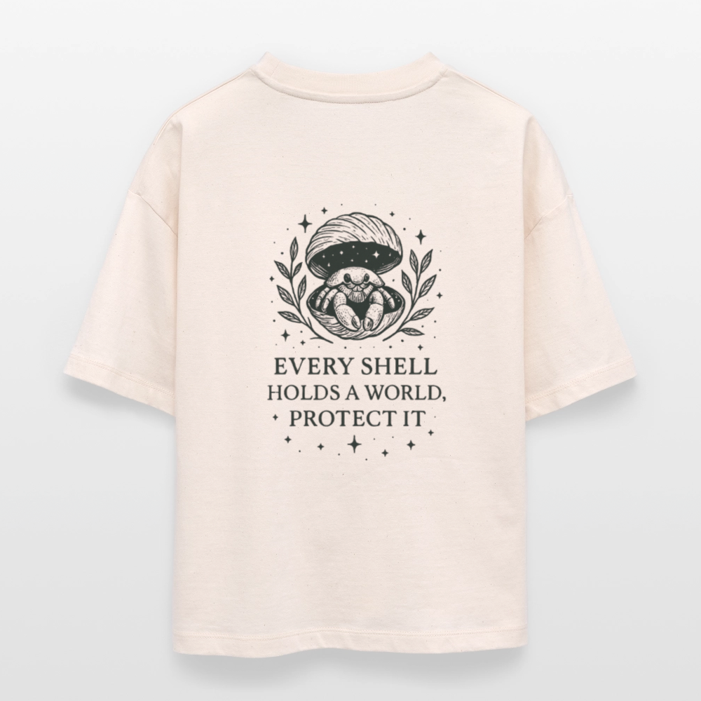 Damen Bio-T-Shirt Nova "Cancer" - Weißgrau