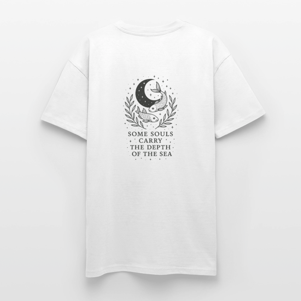 Unisex Oversize T-Shirt "Pisces" - Weiß