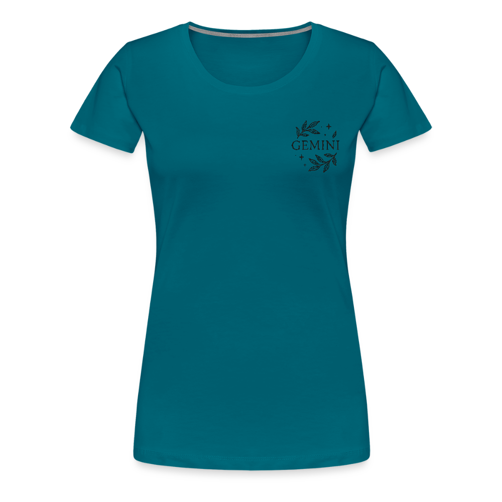 Damen Slim Fit T-Shirt "Gemini" - Divablau