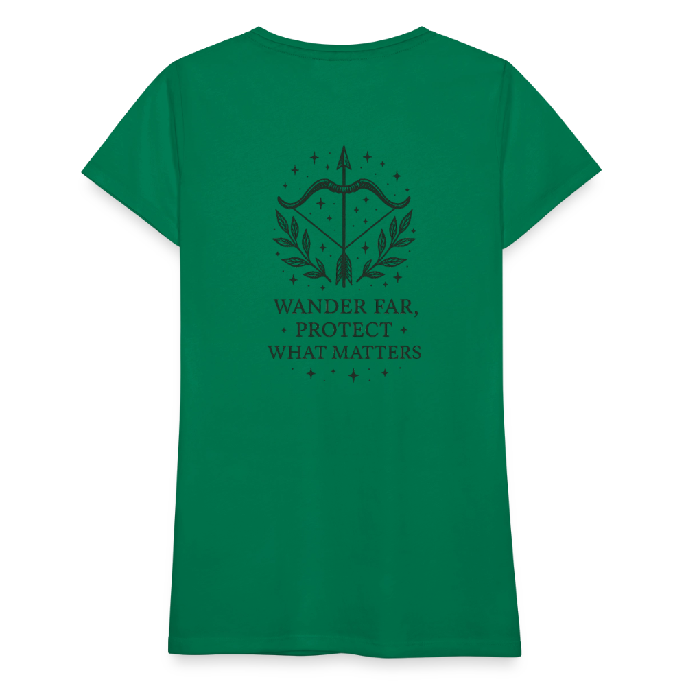 Damen Slim Fit T-Shirt "Sagittarius" - Kelly Green