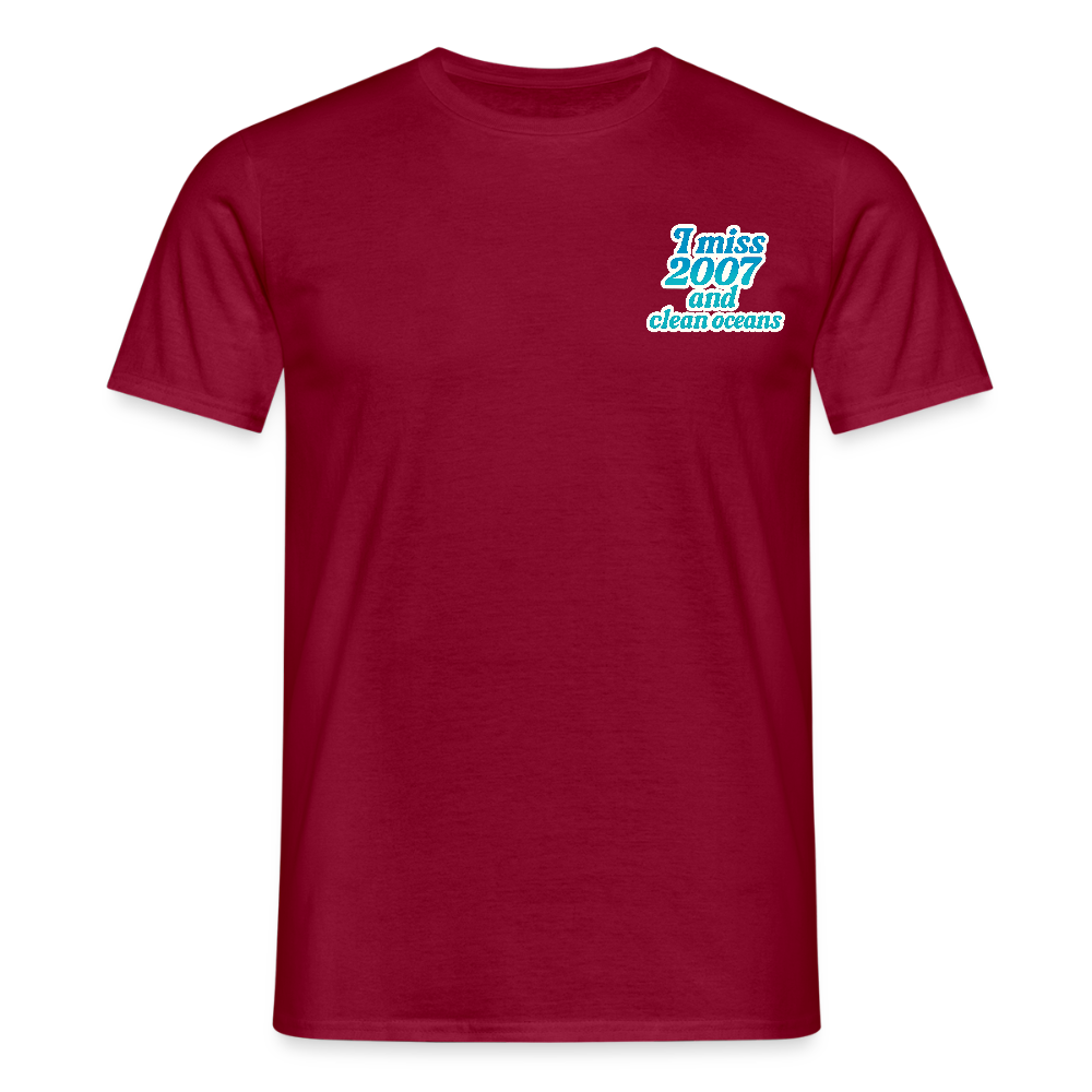 Unisex Fit T-Shirt "2007" - Ziegelrot