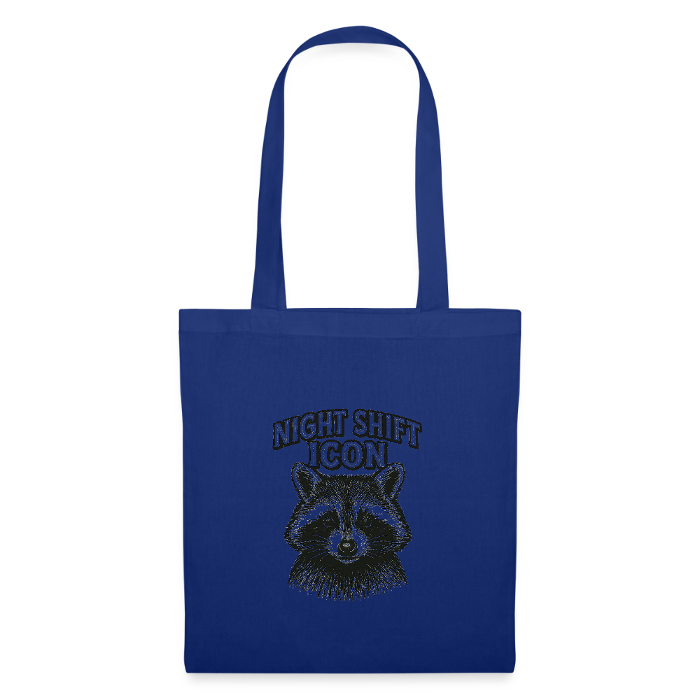 Stoffbeutel "Night Shift Icon" - Royalblau