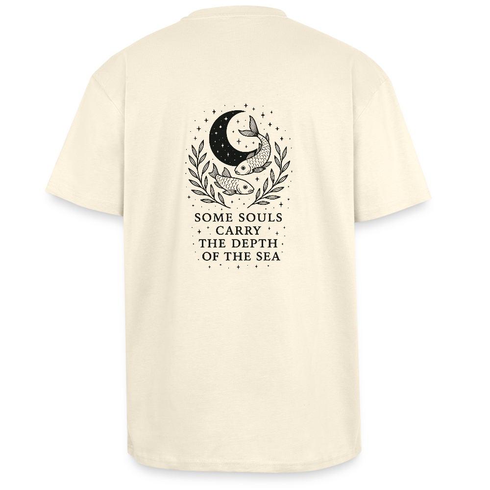 Unisex Oversize T-Shirt "Pisces" - Creme