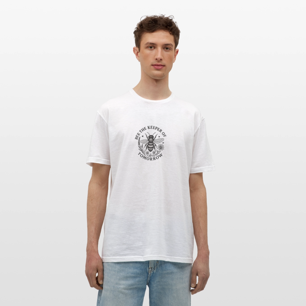 Unisex  T-Shirt "Bee the Keeper of Tomorrow" - Weiß