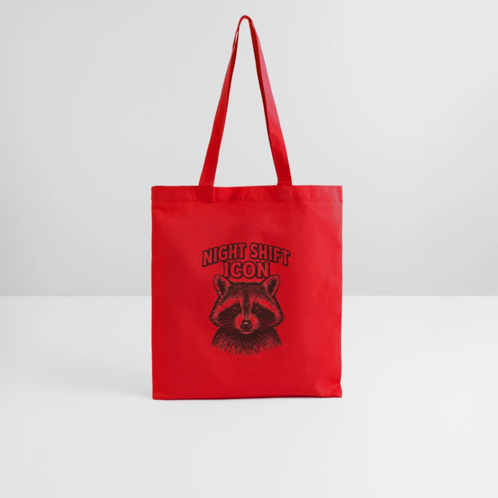 Stoffbeutel "Night Shift Icon" - Rot